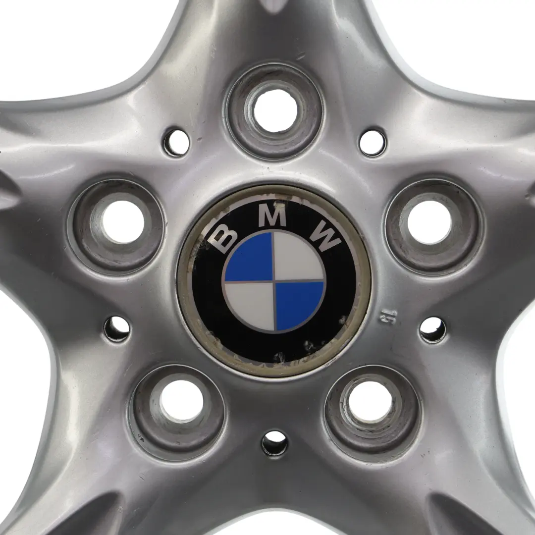 BMW E81 E82 E87 Silberne Leicht Metall Felge 17" 7J ET:47 - SKU 6795561-2 - Teilenummer 6795561