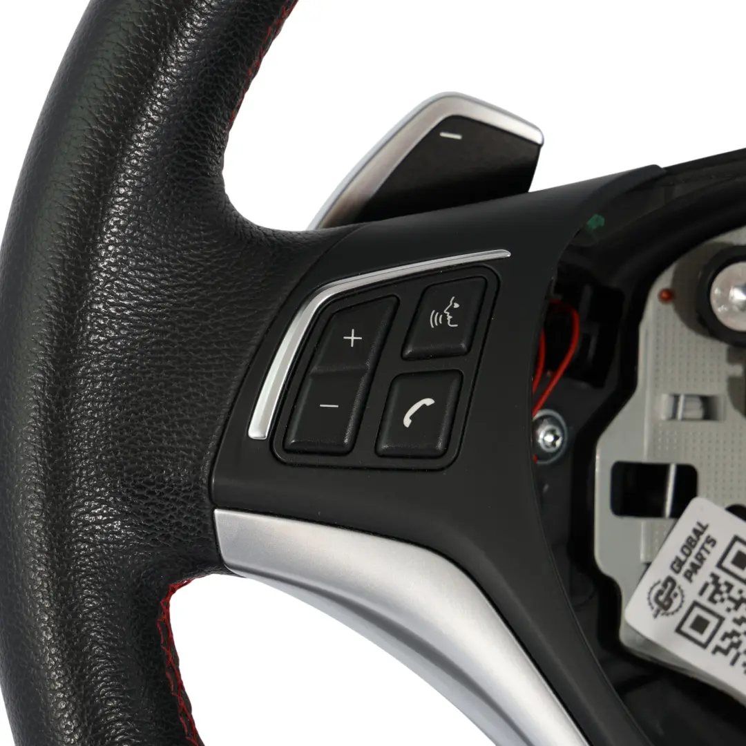 BMW E81 E87 E90 E91 E92 Steering Wheel Sport Black Leather Multifunction Paddles - SKU 6795572-6 - Part number 6795572