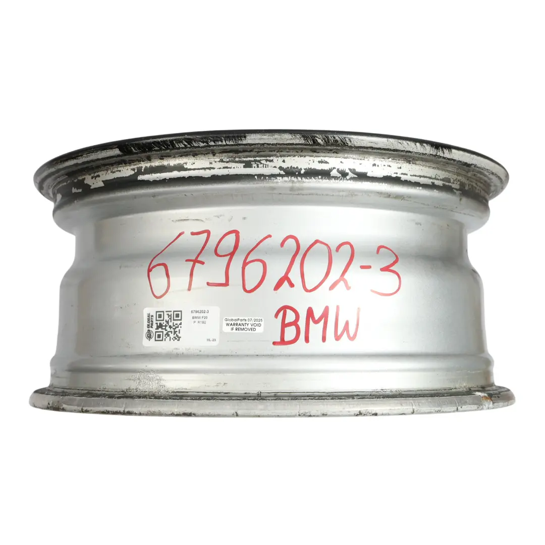 BMW F20 F21 F22 F23 Black Wheel Alloy Rim 16" 7J ET:40 V-Spoke 378 - SKU 6796202-3 - Part number 6796202