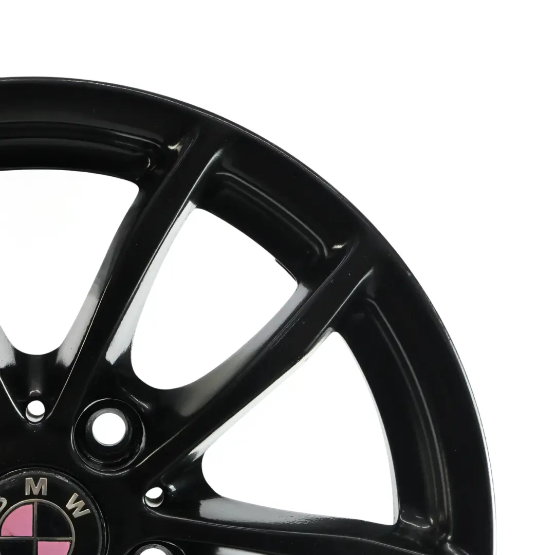 BMW F20 F21 F22 F23 Black Wheel Alloy Rim 16" 7J ET:40 V-Spoke 378 - SKU 6796202-3 - Part number 6796202