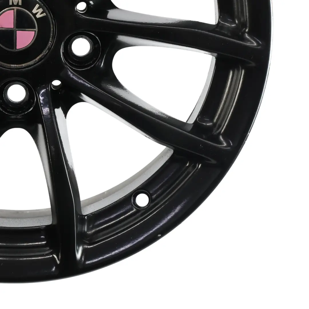 Llanta de aleación negra 16" 7J ET:40 V-Spoke 378 para BMW F20 F21 F22 F23 con número de pieza 6796202 BMW F20 F21 F22 F23 Llanta de aleación negra 16" 7J ET:40 V-Spoke 378 - SKU 6796202-3 - Número de pieza 6796202
