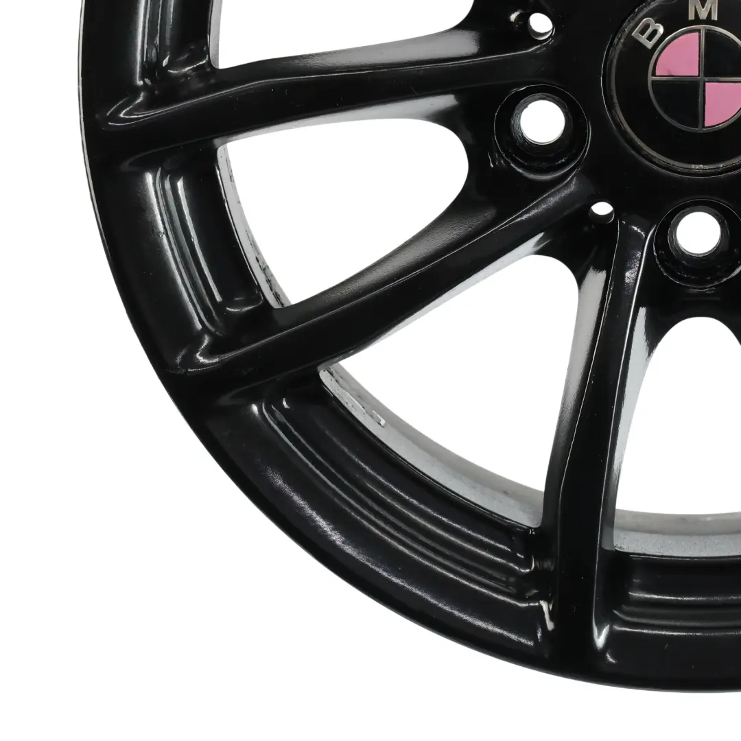 BMW F20 F21 F22 F23 Black Wheel Alloy Rim 16" 7J ET:40 V-Spoke 378 - SKU 6796202-3 - Part number 6796202