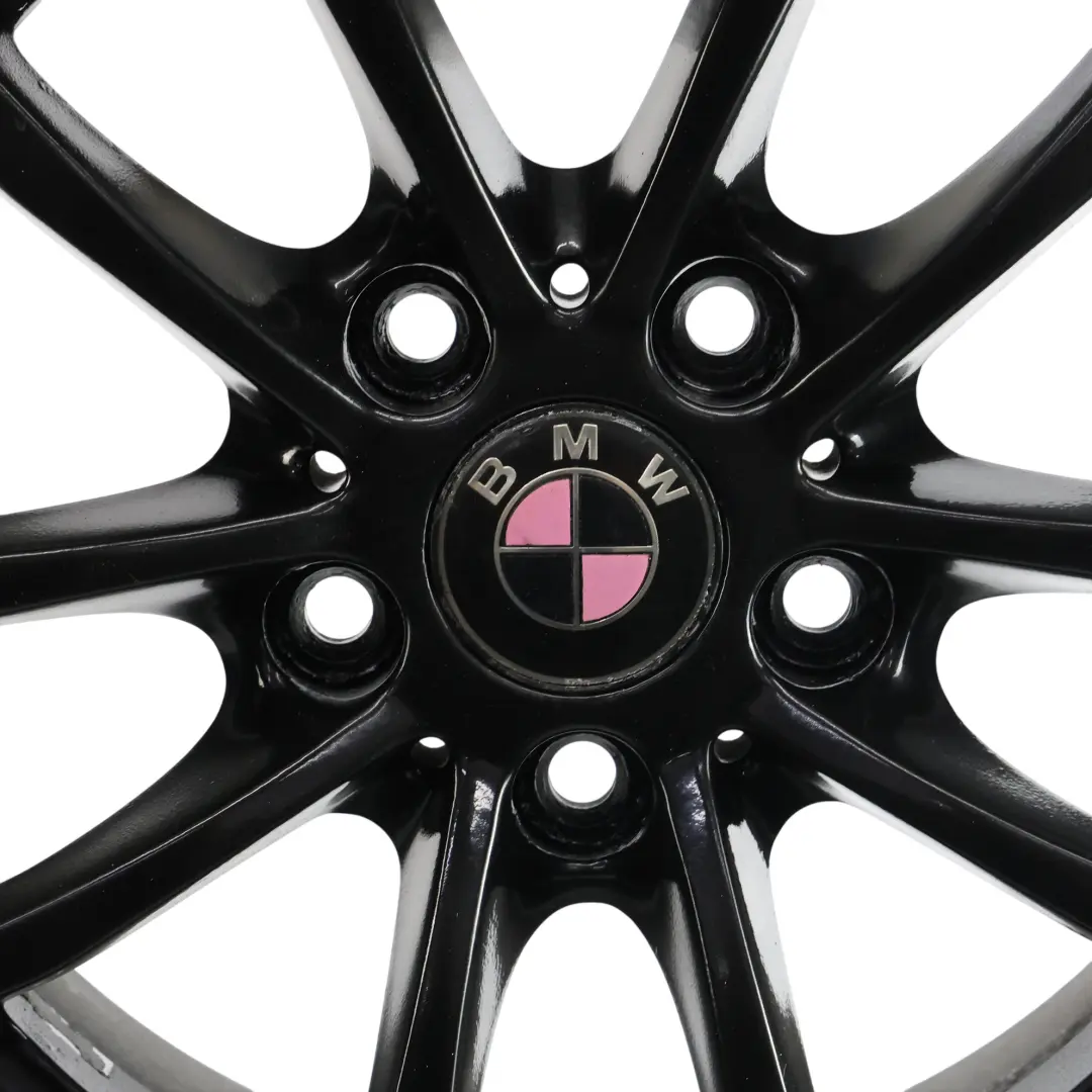 BMW F20 F21 F22 F23 Black Wheel Alloy Rim 16" 7J ET:40 V-Spoke 378 - SKU 6796202-3 - Part number 6796202
