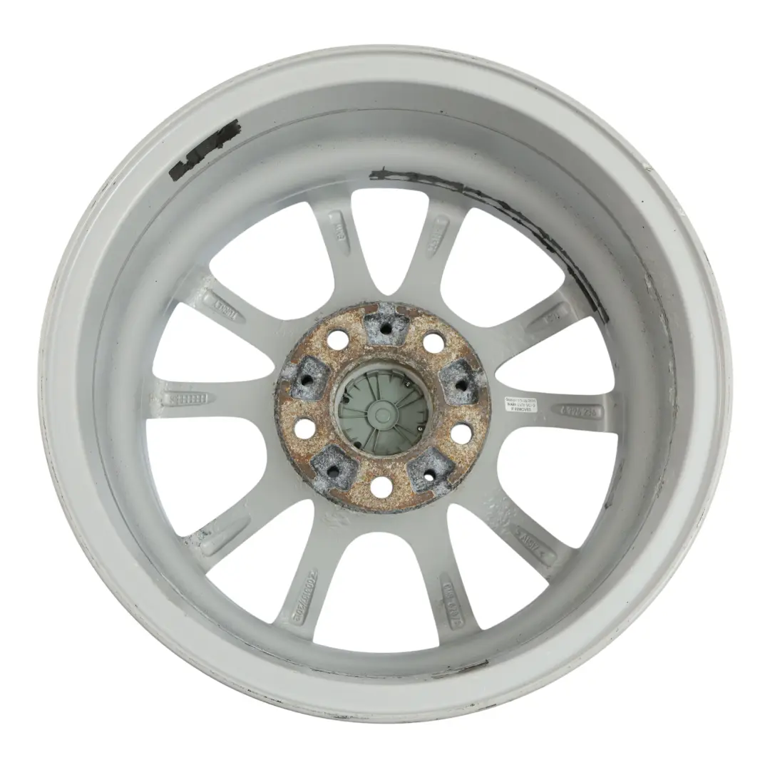 BMW F30 F31 F36 Silberne Leicht Metall Felge 16" 7J ET:31 V-Speiche 390 - SKU 6796236-1 - Teilenummer 6796236