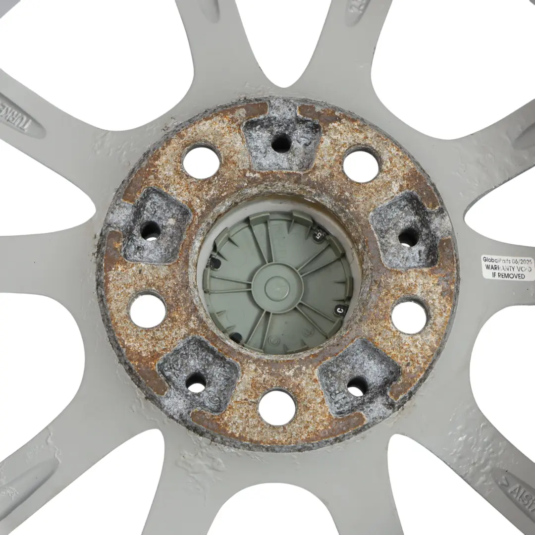 BMW F30 F31 F36 Silberne Leicht Metall Felge 16" 7J ET:31 V-Speiche 390 - SKU 6796236-1 - Teilenummer 6796236