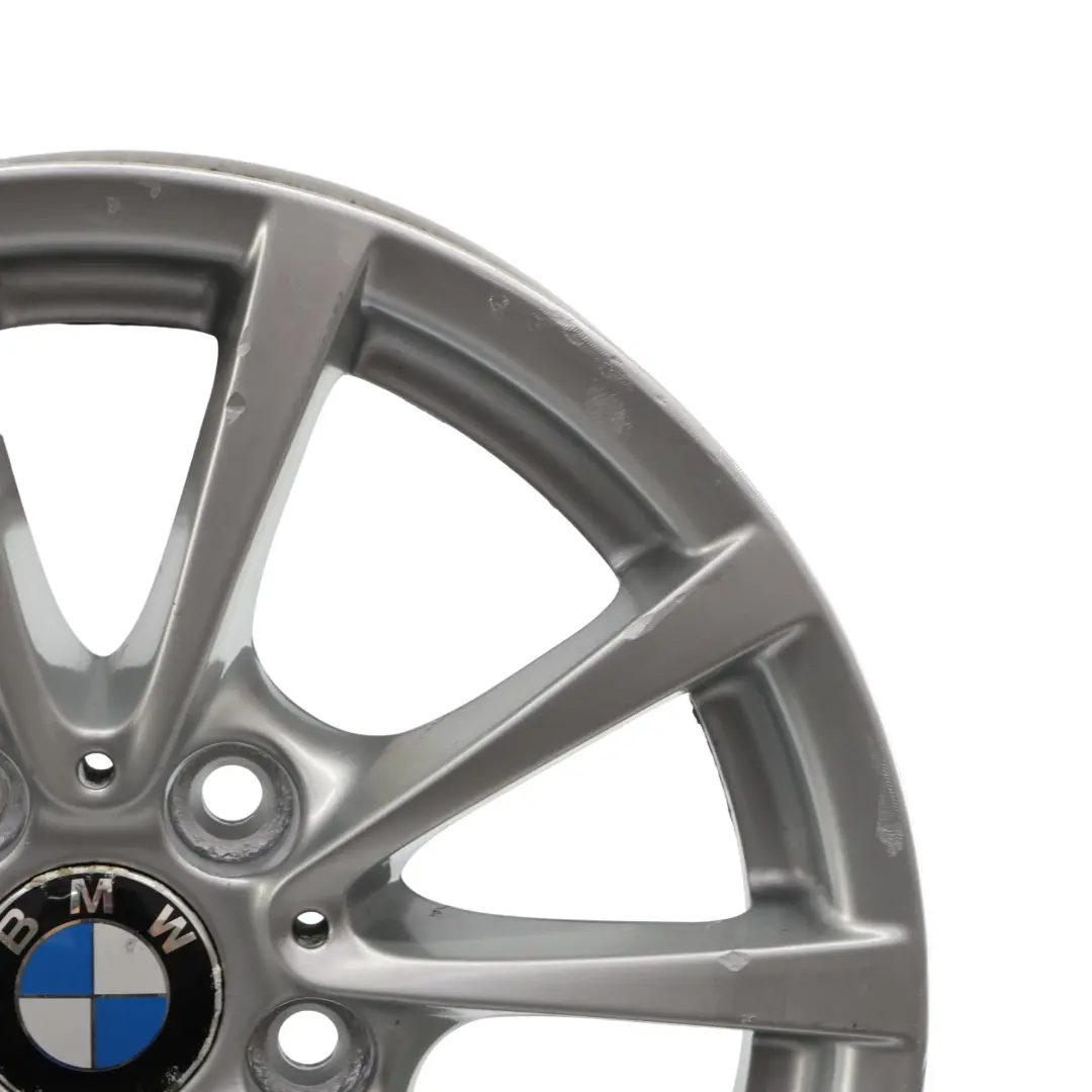 BMW F30 F31 F36 Silver Alloy Wheel Rim 16" 7J ET:31 V-spoke 390 - SKU 6796236-1 - Part number 6796236