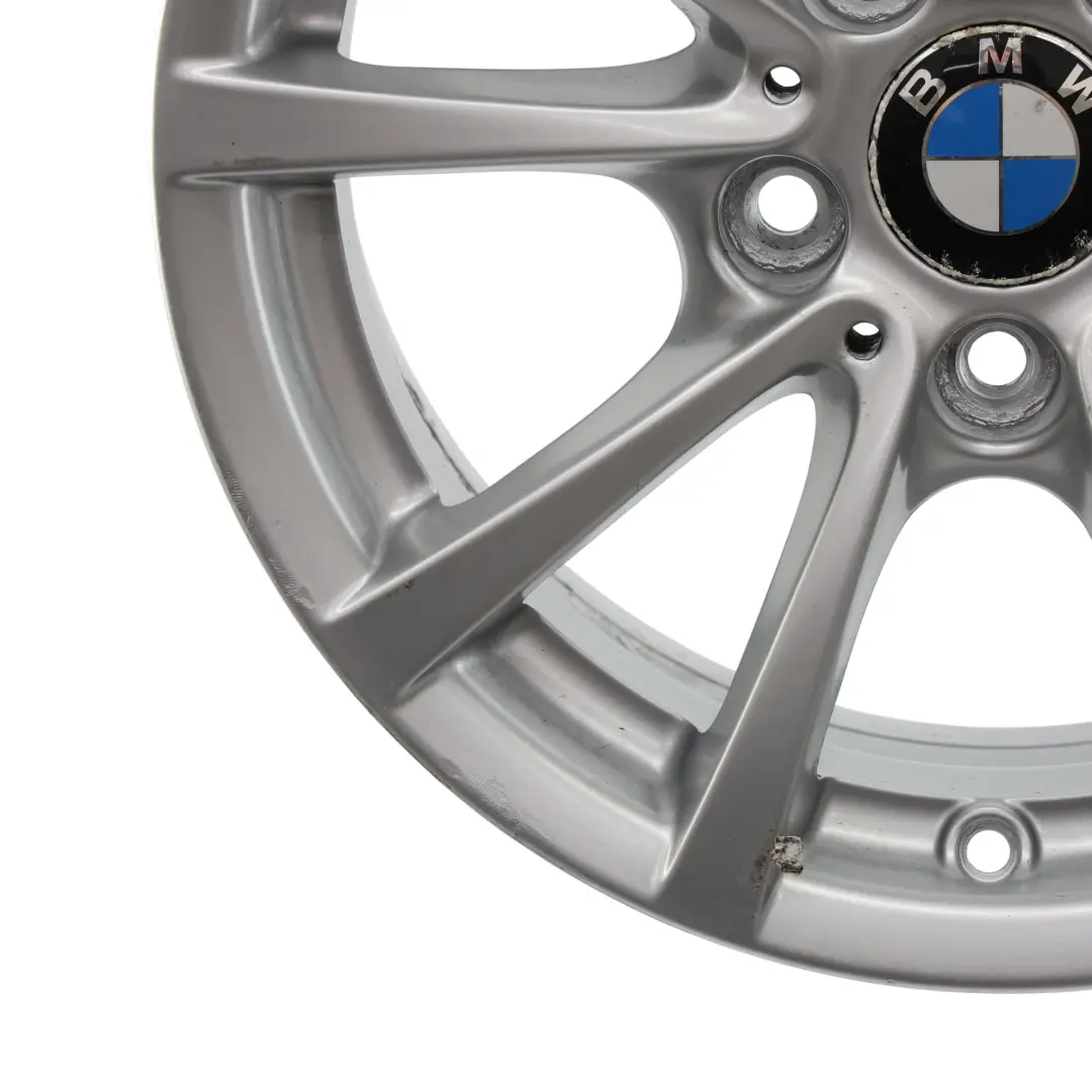 BMW F30 F31 F36 Silver Alloy Wheel Rim 16" 7J ET:31 V-spoke 390 - SKU 6796236-1 - Part number 6796236