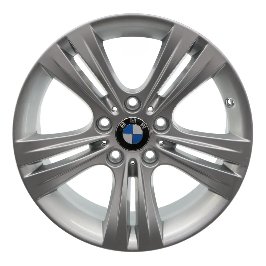 BMW F30 F31 F32 Silver Alloy Wheel Rim 17" Double Spoke 392 ET:37 7,5J - SKU 6796239-7 - Part number 6796239