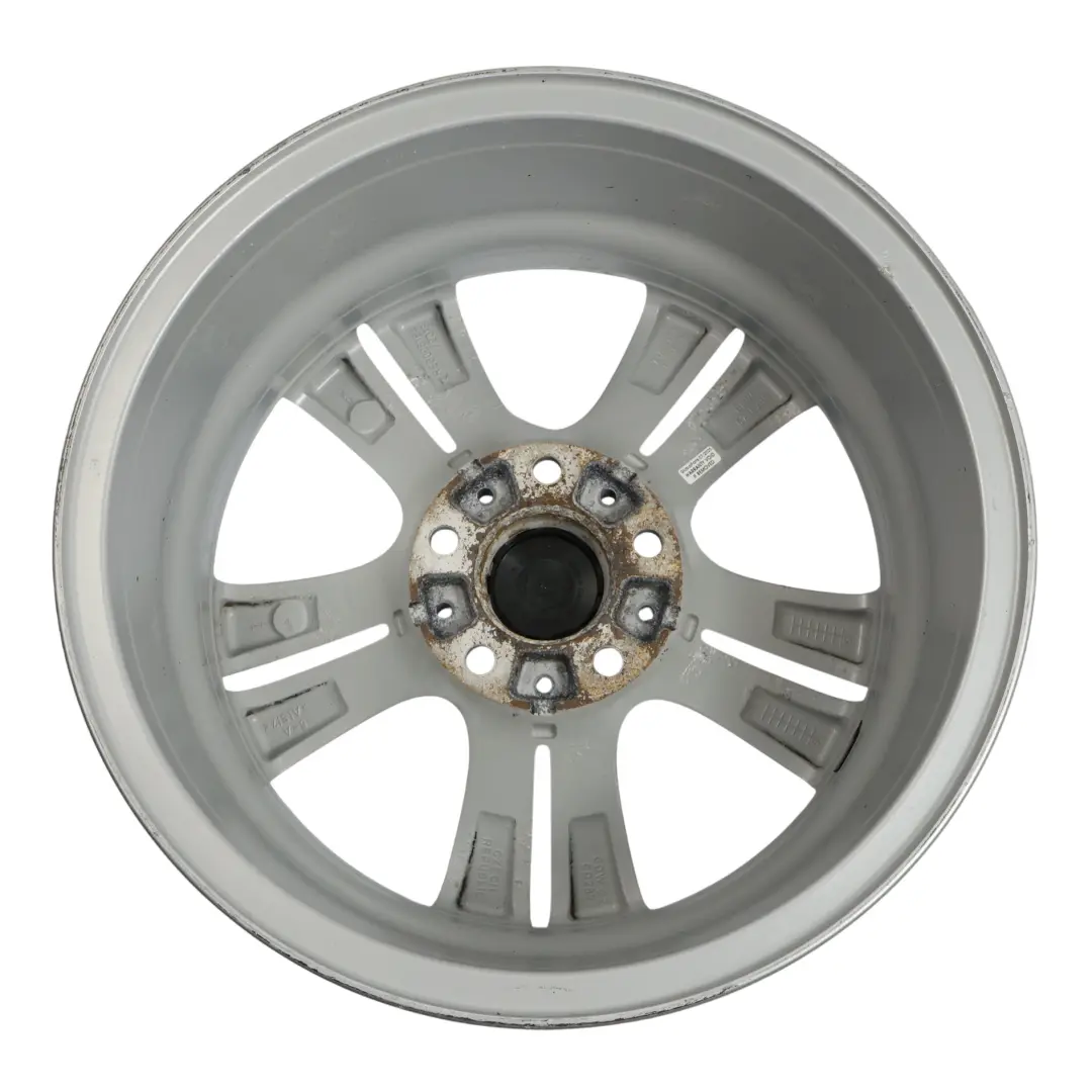 BMW F30 F31 F32 Silver Alloy Wheel Rim 17" Double Spoke 392 ET:37 7,5J - SKU 6796239-7 - Part number 6796239