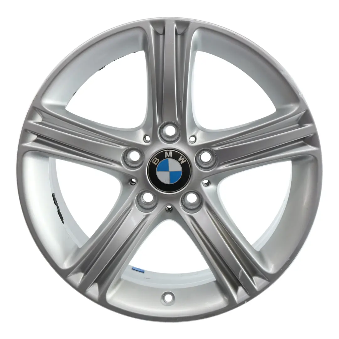 BMW F30 F31 F32 Silver Alloy Wheel Rim 17" Star Spoke 393 7,5J ET:37 - SKU 6796242-3 - Part number 6796242