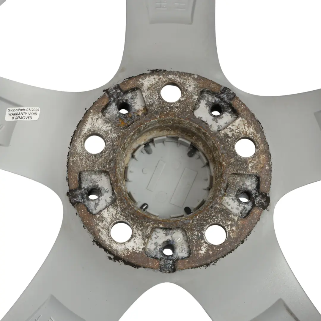 BMW F30 F31 F32 Silver Alloy Wheel Rim 17" Star Spoke 393 7,5J ET:37 - SKU 6796242-3 - Part number 6796242
