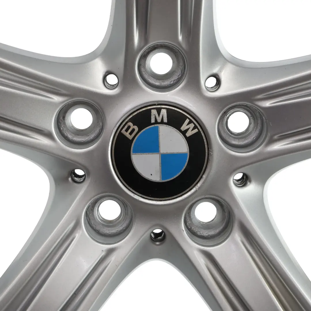 BMW F30 F31 F32 Silver Alloy Wheel Rim 17" Star Spoke 393 7,5J ET:37 - SKU 6796242-3 - Part number 6796242