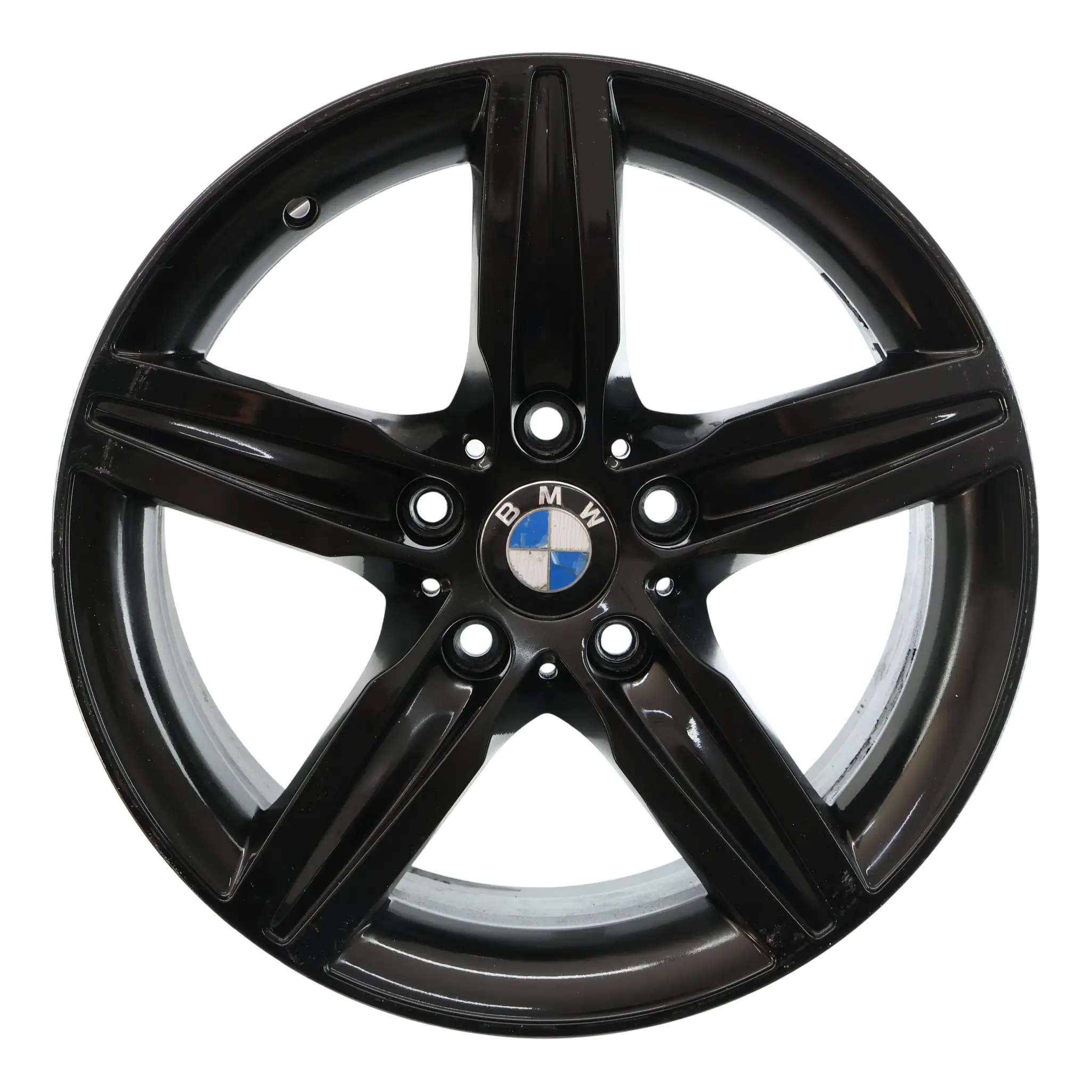 BMW F20 F21 Cerchio Lega Nero 17" Stella Raggi 379 ET:43 7,5J 6850151