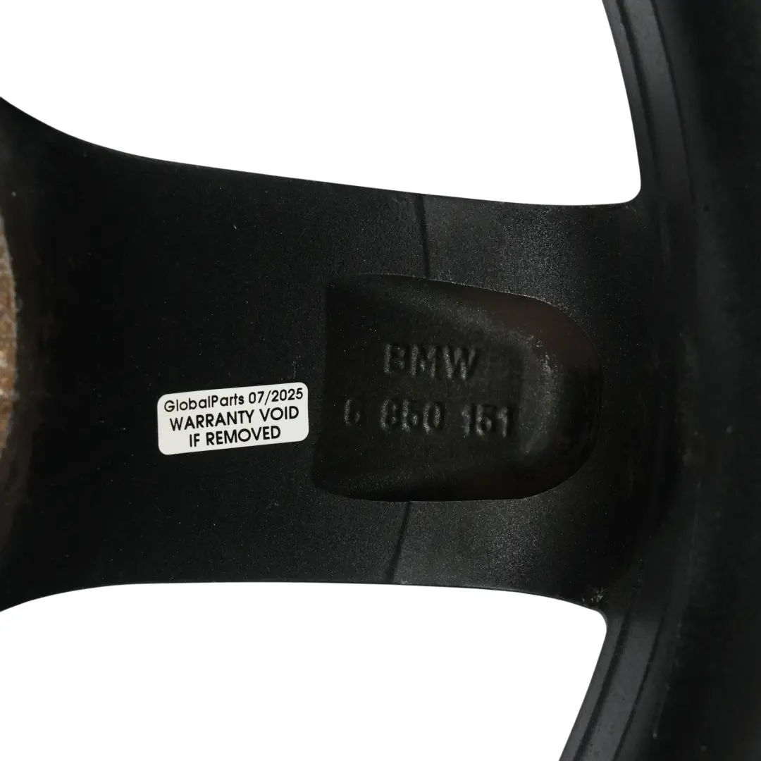 Alloy Wheel Rim 17" Star Spoke 379 ET:43 7,5J to BMW F20 F21 F22 F23 with Part number 6850151 BMW F20 F21 F22 F23 Alloy Wheel Rim 17" Star Spoke 379 ET:43 7,5J - SKU 6850151-17 - Part number 6850151