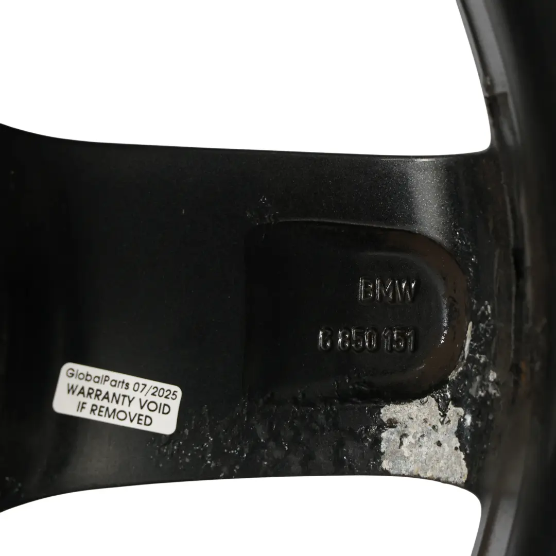 Alloy Wheel Rim 17" Star Spoke 379 7,5J ET:43 to BMW F20 F21 F22 F23 with Part number 6850151 BMW F20 F21 F22 F23 Alloy Wheel Rim 17" Star Spoke 379 7,5J ET:43 - SKU 6850151-6 - Part number 6850151