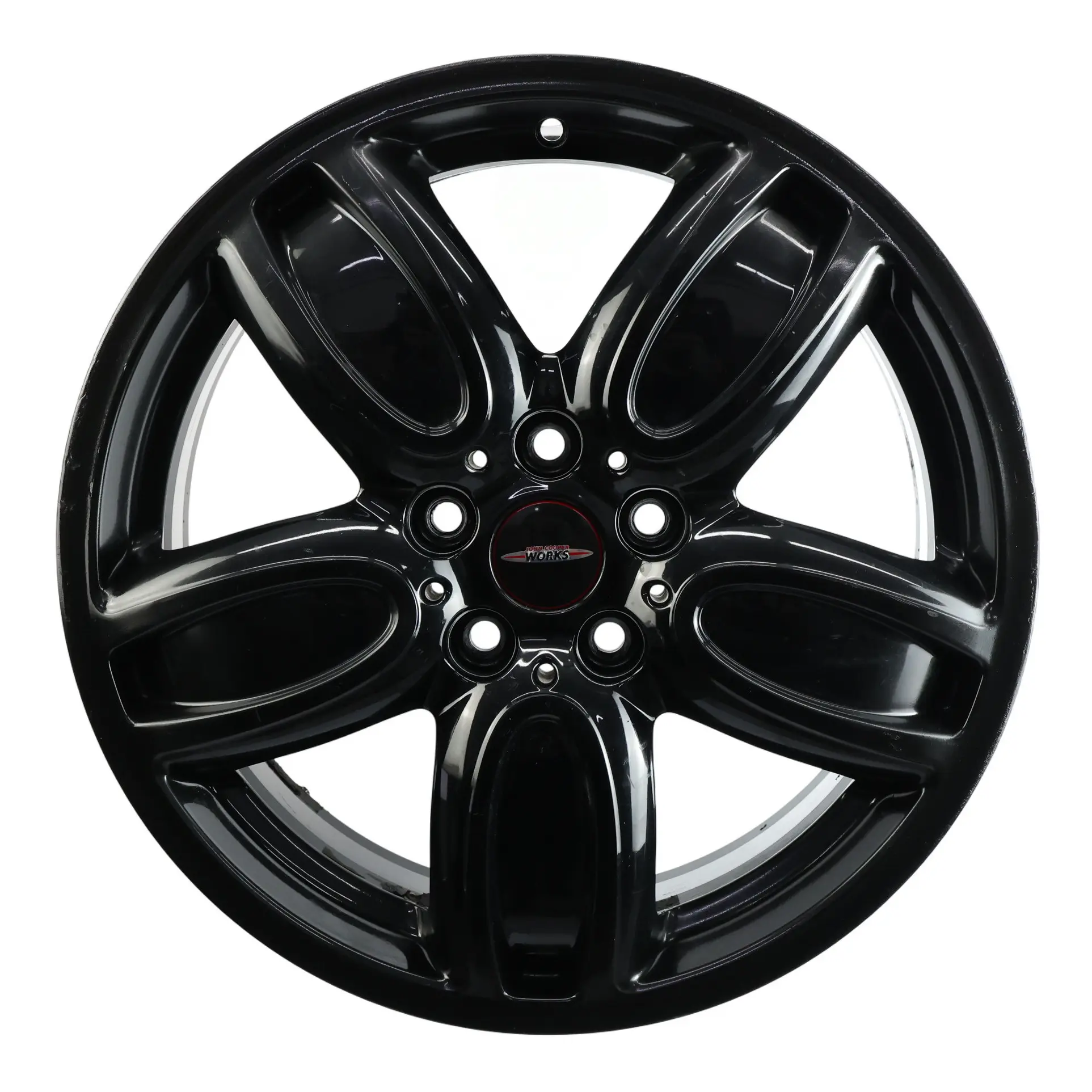 Mini F55 F56 F57 Black Wheel Alloy Rim 18" 7J ET:54 JCW Cup Spoke 6855115
