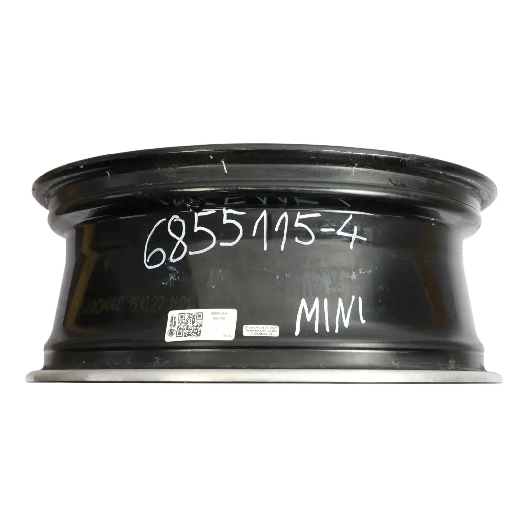 Schwarz Felge 18" 7J ET:54 JCW Cup Speiche für Mini F55 F56 F57 mit Teilenummer 6855115 Mini F55 F56 F57 Schwarz Felge 18" 7J ET:54 JCW Cup Speiche - SKU 6855115-4 - Teilenummer 6855115