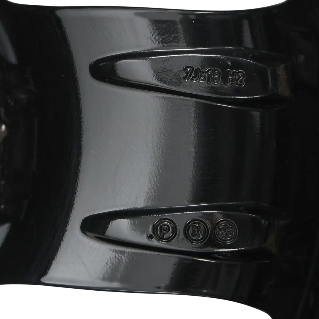 Llanta De Aleación Negra 18" 7J ET:54 JCW Cup Spoke para Mini F55 F56 F57 con número de pieza 6855115 Mini F55 F56 F57 Llanta De Aleación Negra 18" 7J ET:54 JCW Cup Spoke - SKU 6855115-4 - Número de pieza 6855115