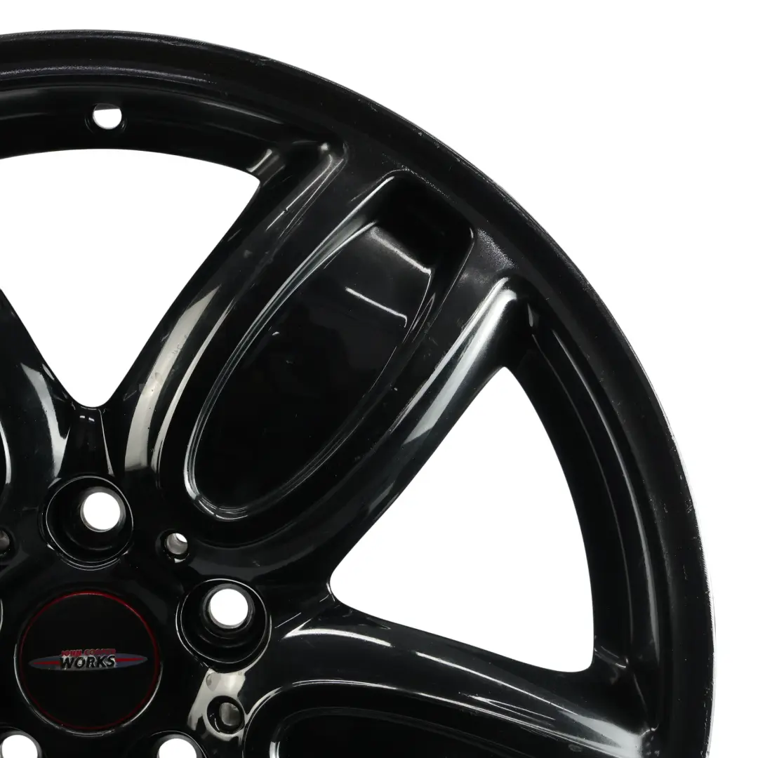 Cerchio In Lega Nero 18" 7J ET:54 JCW Cup Spoke per Mini F55 F56 F57 con numero di parte 6855115 Mini F55 F56 F57 Cerchio In Lega Nero 18" 7J ET:54 JCW Cup Spoke - SKU 6855115-4 - Numero di parte 6855115