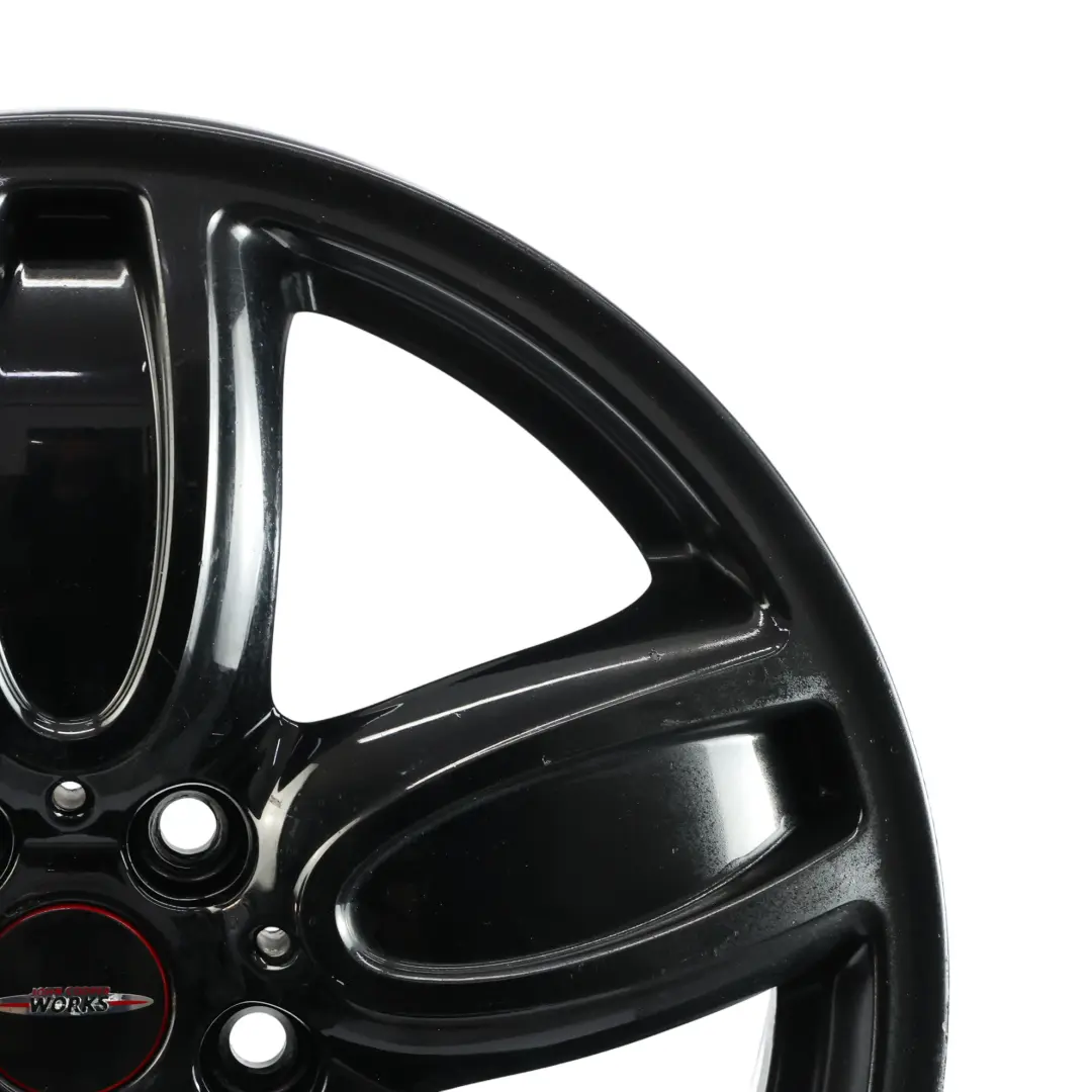 Llanta De Aleación Negra 18" 7J ET:54 JCW Cup Spoke para Mini F55 F56 F57 con número de pieza 6855115 Mini F55 F56 F57 Llanta De Aleación Negra 18" 7J ET:54 JCW Cup Spoke - SKU 6855115-5 - Número de pieza 6855115