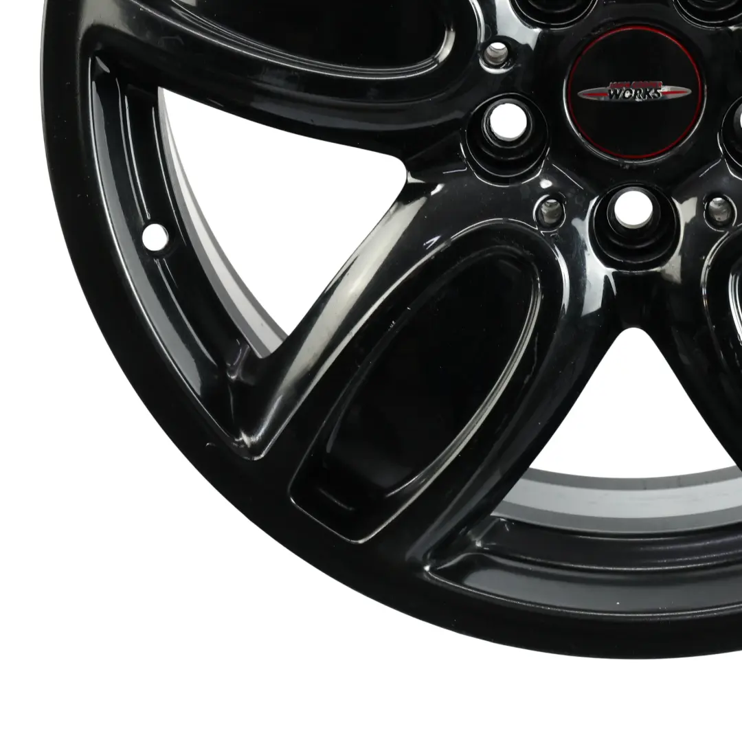 Schwarz Felge 18" 7J ET:54 JCW Cup Speiche für Mini F55 F56 F57 mit Teilenummer 6855115 Mini F55 F56 F57 Schwarz Felge 18" 7J ET:54 JCW Cup Speiche - SKU 6855115-5 - Teilenummer 6855115