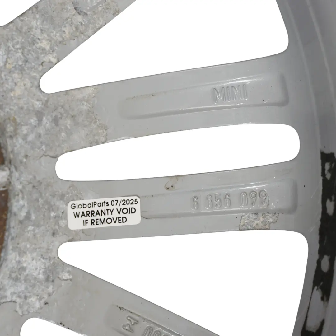 Alu Felge Alufelge Tentacle Spoke 500 17" 7J ET:54 für Mini F55 F56 Silver mit Teilenummer 6856099 Mini F55 F56 Silver Alu Felge Alufelge Tentacle Spoke 500 17" 7J ET:54 - SKU 6856099-1 - Teilenummer 6856099