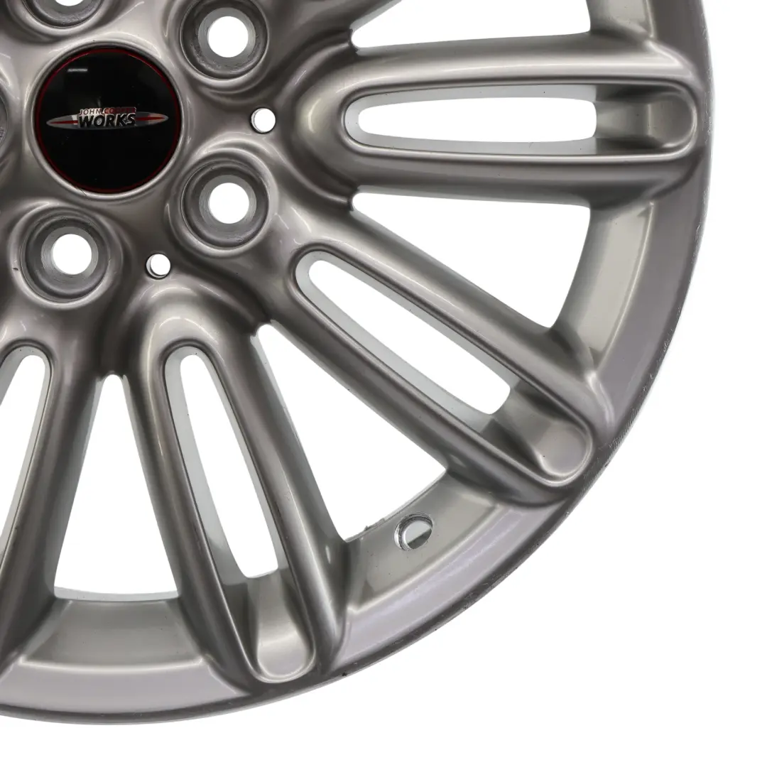 llanta De aleacion De plata 17" 7J ET:54 Tentacle Spoke 500 para Mini F55 F56 con número de pieza 6856099 Mini F55 F56 llanta De aleacion De plata 17" 7J ET:54 Tentacle Spoke 500 - SKU 6856099-2 - Número de pieza 6856099