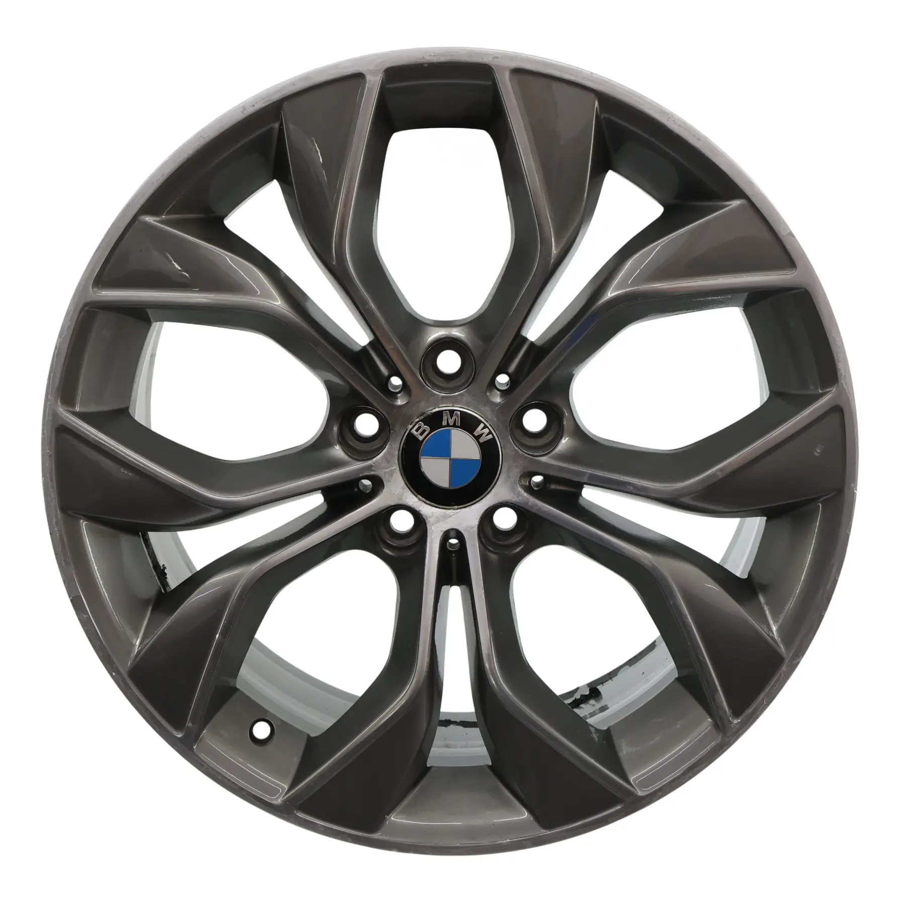 BMW X3 F25 Cerchio In Lega Reflex Silver 19" Y Spoke 608 8,5J ET:38 6862890