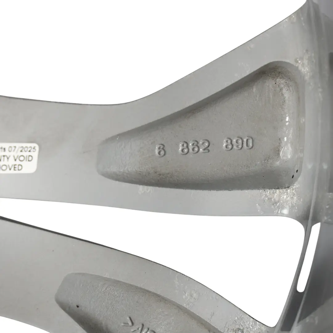 BMW X3 F25 Cerchio In Lega Reflex Silver 19" Y Spoke 608 8,5J ET:38 - SKU 6862890-4 - Numero di parte 6862890