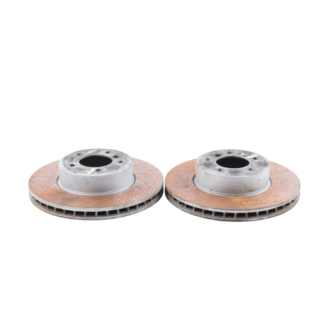 BMW E60 E61 E63 Brake Disc Set Front Ventilated Perforated Brake Disc - SKU 6864906-2 - Part number 6864906
