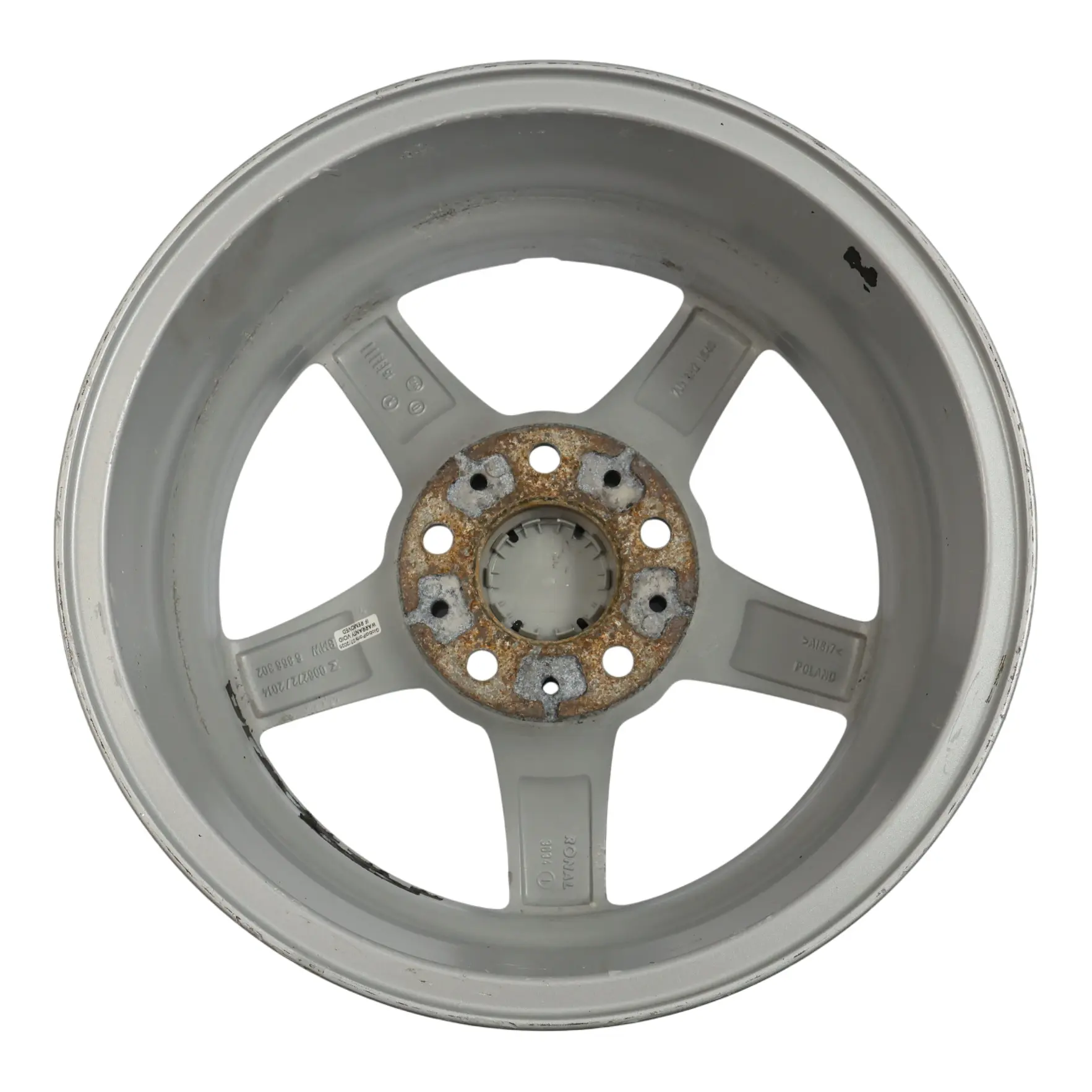 BMW F20 F21 F22 F23 Silver Wheel Alloy Rim 16" ET:40 7J 6866302 Star Spoke 654