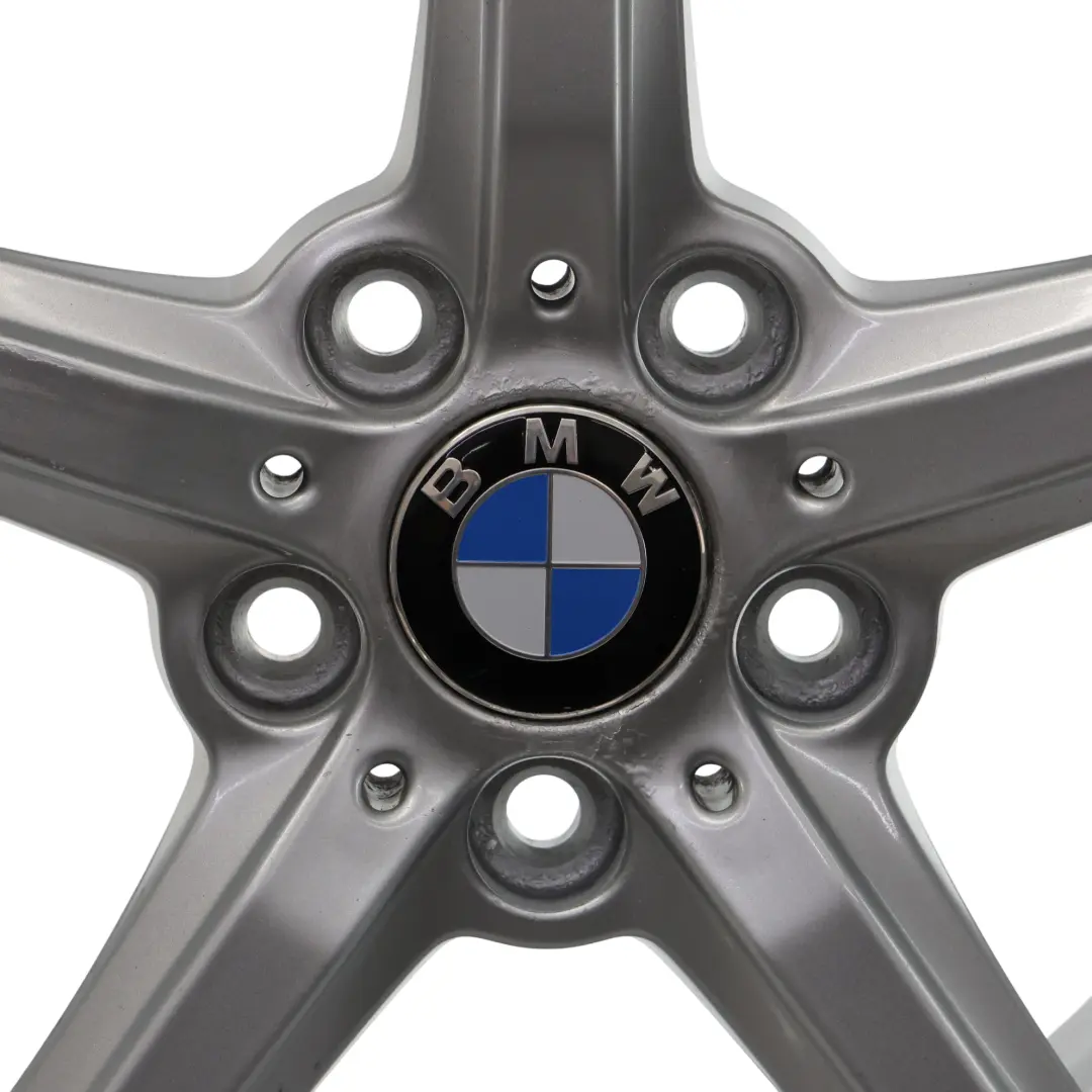 BMW F20 F21 F22 F23 Silver Wheel Alloy Rim 16" ET:40 7J Star Spoke 654 - SKU 6866302-1 - Part number 6866302