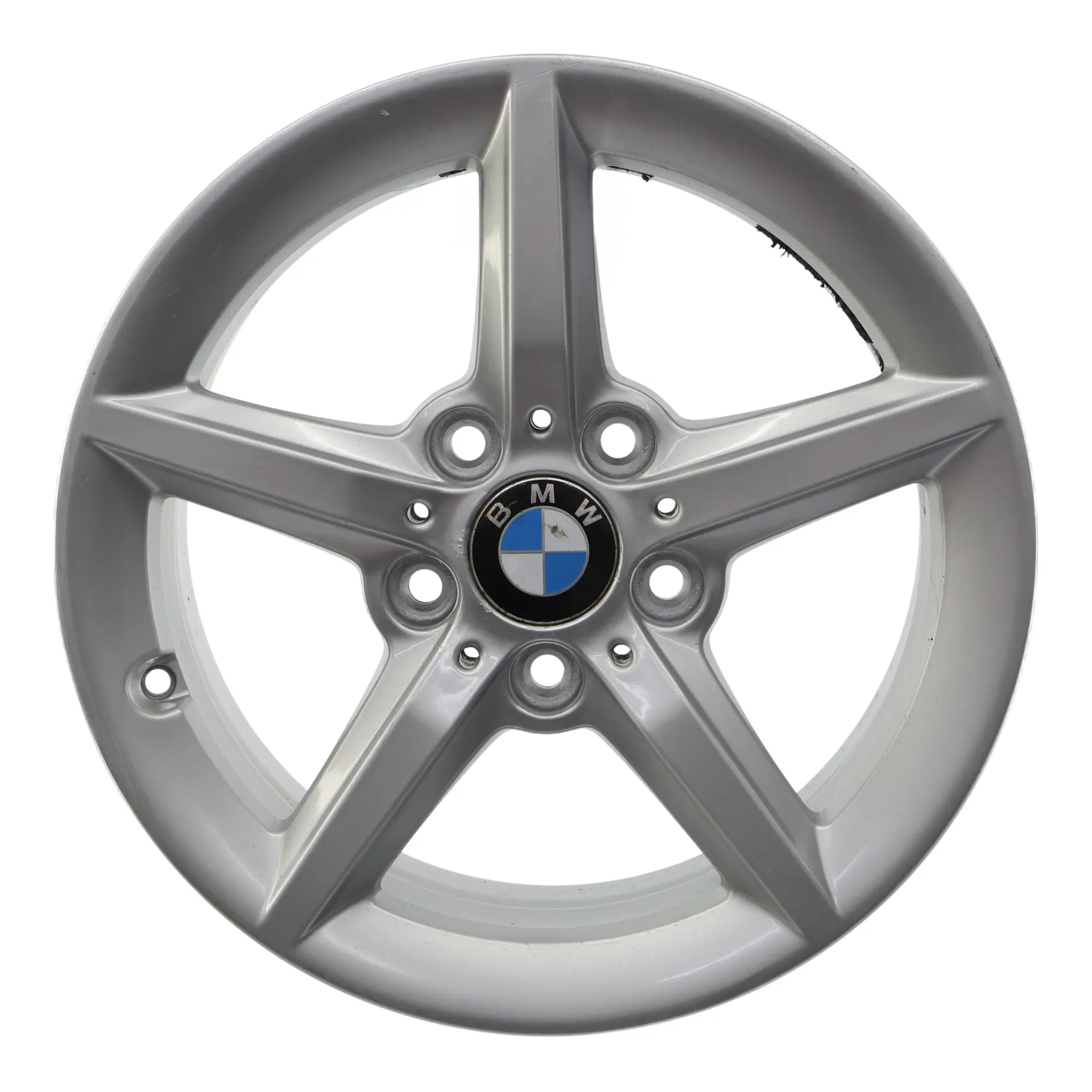 BMW F20 F21 F22 F23 Silver Wheel Alloy Rim 16" 7J ET:40 Star Spoke 654 6866302