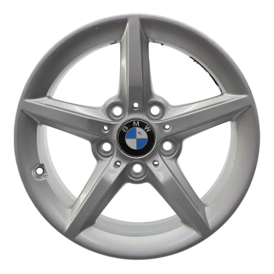 BMW F20 F21 F22 F23 Llanta Aleacion Plateada 16" 7J ET:40 Star Spoke 654 - SKU 6866302-2 - Número de pieza 6866302