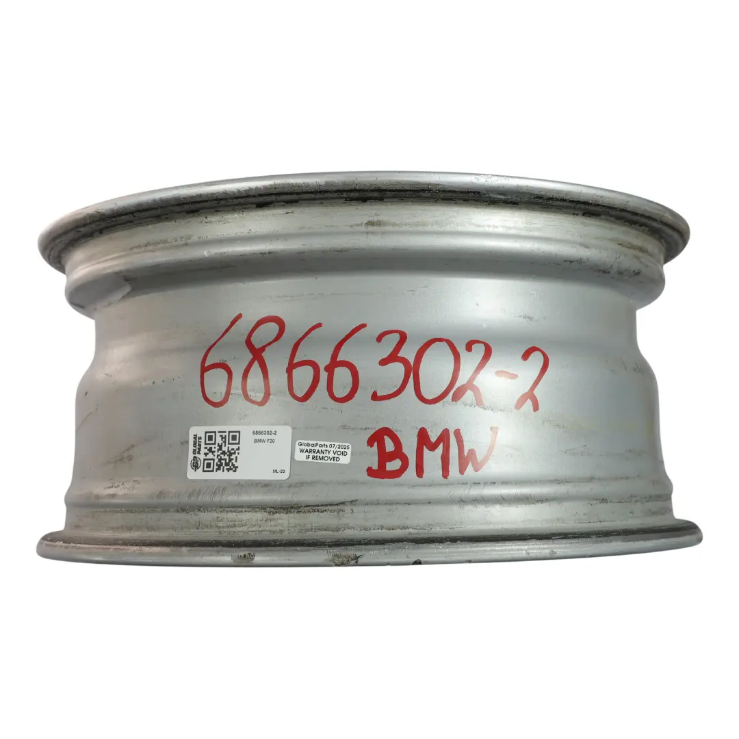 BMW F20 F21 F22 F23 Llanta Aleacion Plateada 16" 7J ET:40 Star Spoke 654 - SKU 6866302-2 - Número de pieza 6866302