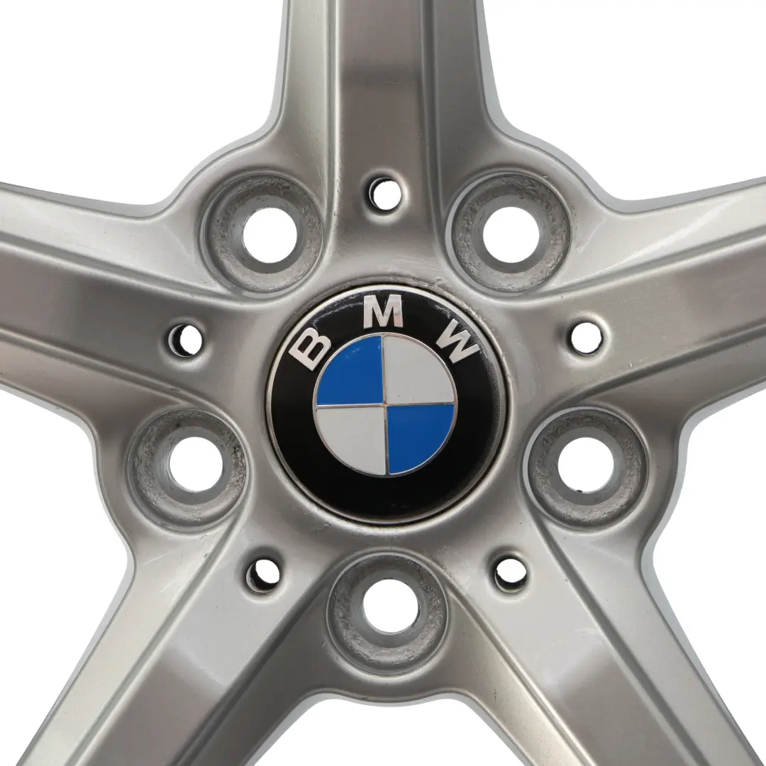 BMW F20 F21 F22 F23 Silver Wheel Alloy Rim 16" ET:40 7J Star Spoke 654 - SKU 6866302-4 - Part number 6866302