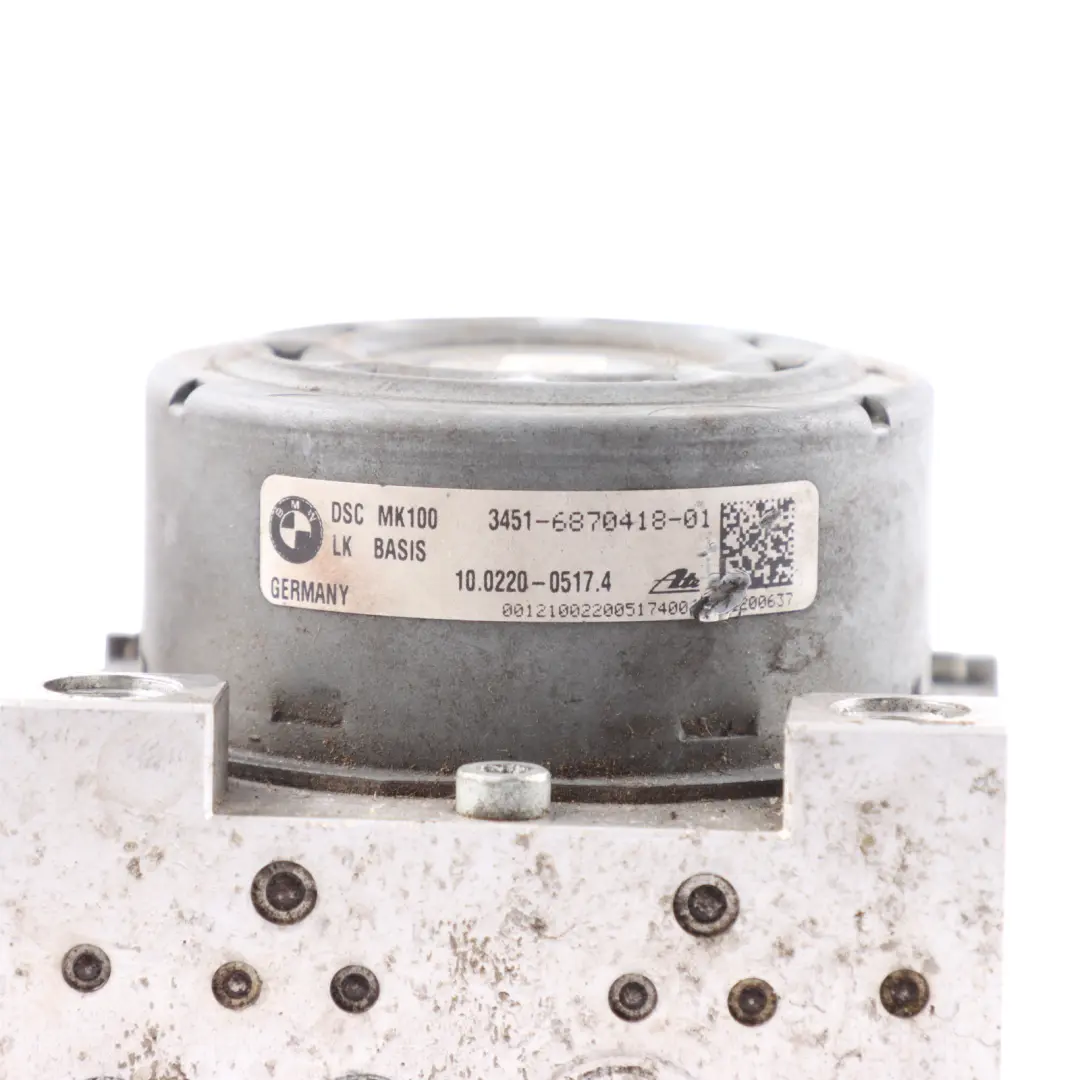  ABS Pump BMW F20 F21 F30 F31 Brake Module Unit ECU 6870418 - SKU 6870912 - Part number 6870912