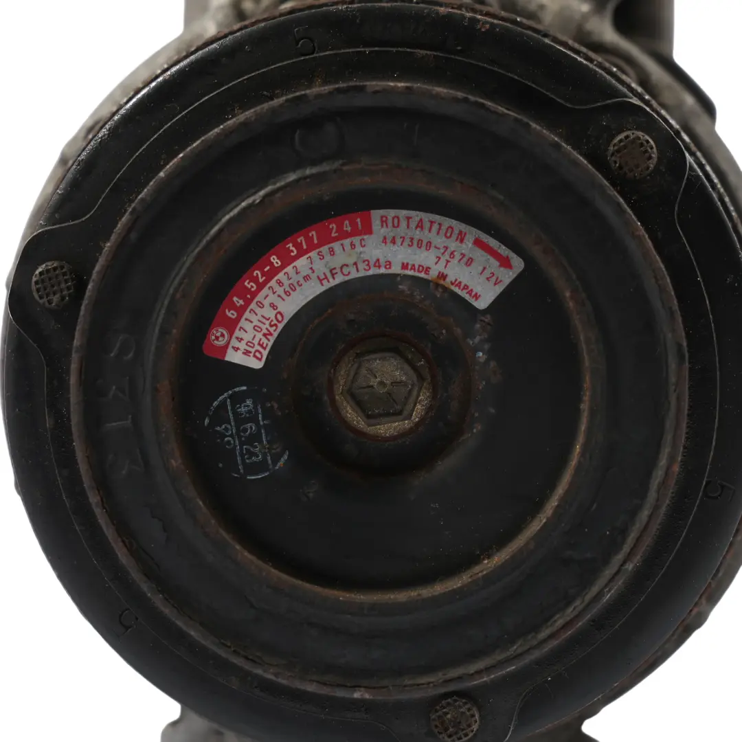 BWW E39 A/C Aire Acondicionado Compresor Bomba para con número de pieza 6914370 BWW E39 A/C Aire Acondicionado Compresor Bomba - SKU 6914370 - Número de pieza 6914370