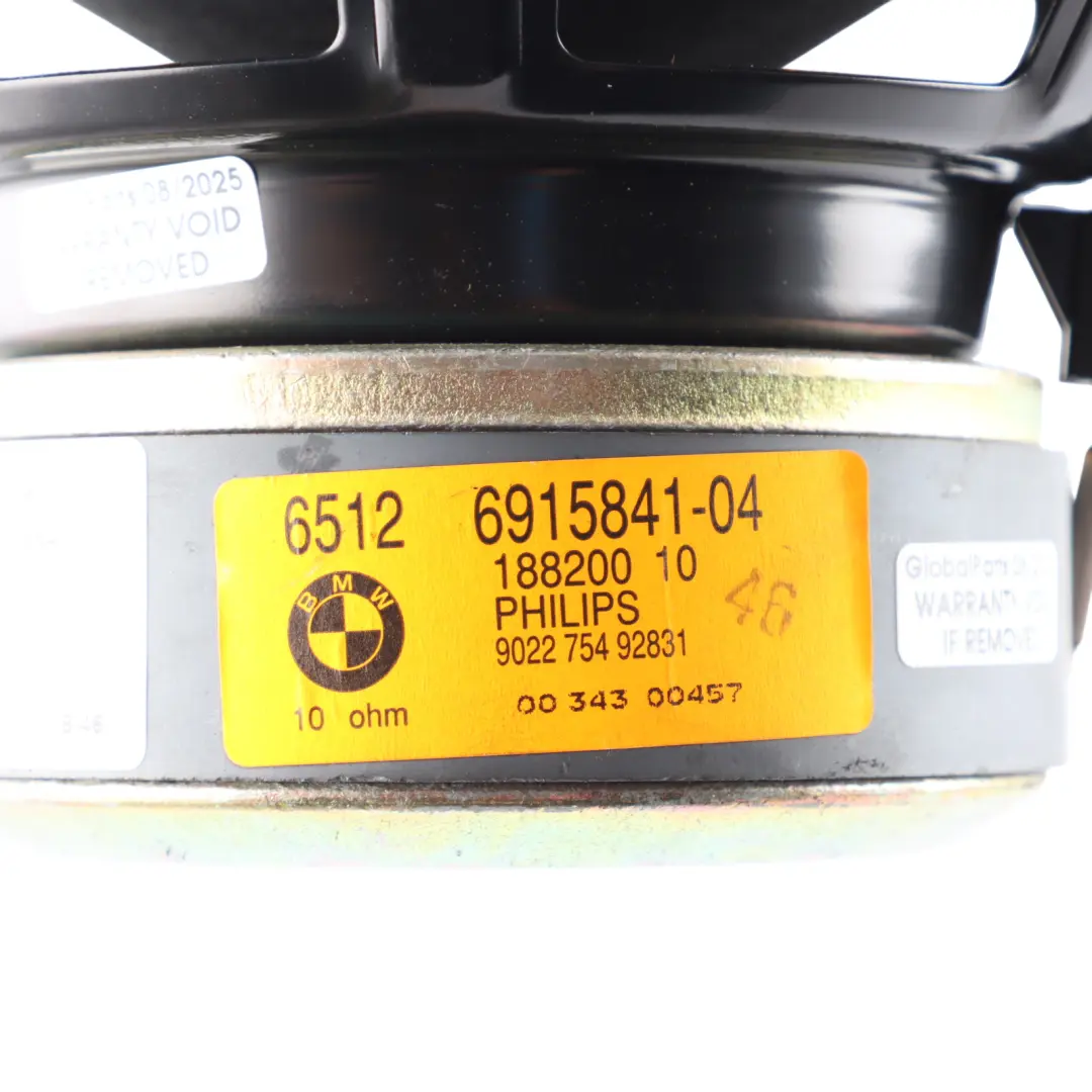 BMW E85 E86 Audio Speaker Subwoofer Top-HiFi System Rear Right O/S - SKU 6915841 - Part number 6915841