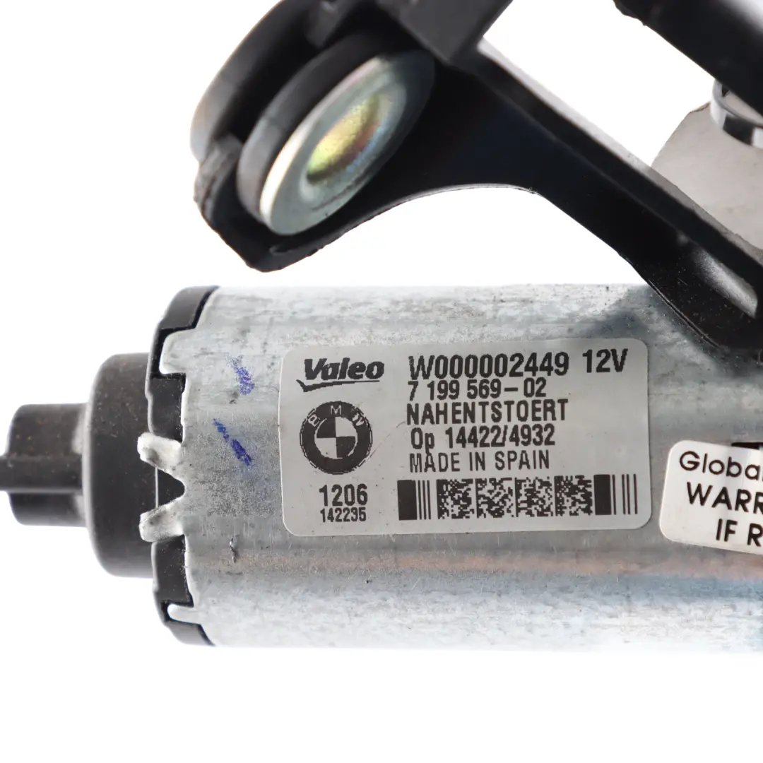 BMW E81 E87 Rear Window Wiper Motor Actuator Part Valeo 7199569 - SKU 6921959-3 - Part number 6921959