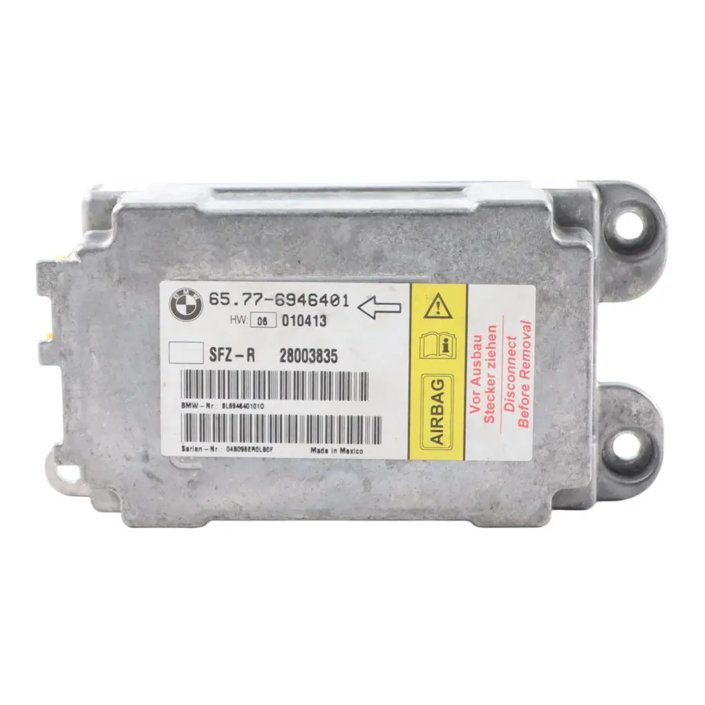 Module ECU Control Unit Centre Vehicle Sensor to BMW E64 Air with Part number 6946401 BMW E64 Air Module ECU Control Unit Centre Vehicle Sensor - SKU 6946401 - Part number 6946401