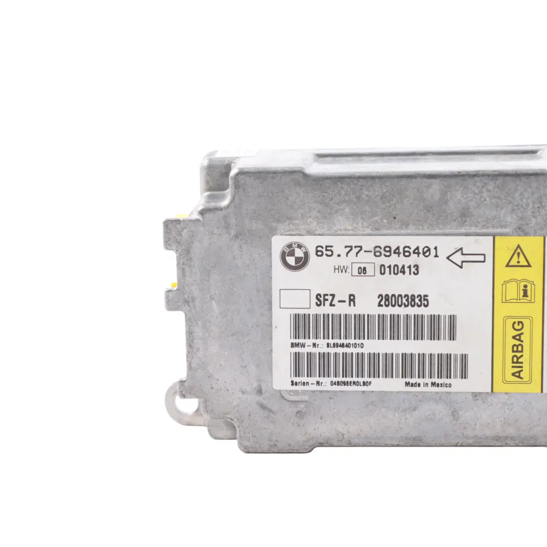 Module ECU Control Unit Centre Vehicle Sensor to BMW E64 Air with Part number 6946401 BMW E64 Air Module ECU Control Unit Centre Vehicle Sensor - SKU 6946401 - Part number 6946401