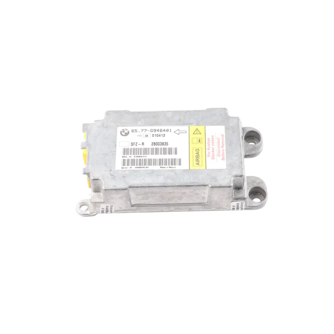 Module ECU Control Unit Centre Vehicle Sensor to BMW E64 Air with Part number 6946401 BMW E64 Air Module ECU Control Unit Centre Vehicle Sensor - SKU 6946401 - Part number 6946401