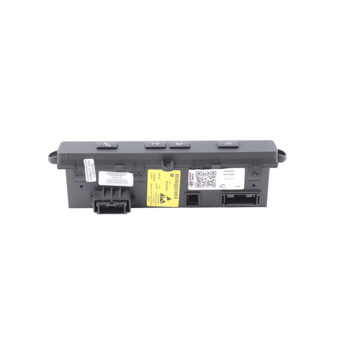 BMW E64 E64N PDC Parking Assitance Control Unit Switch Panel - SKU 6949469 - Part number 6949469