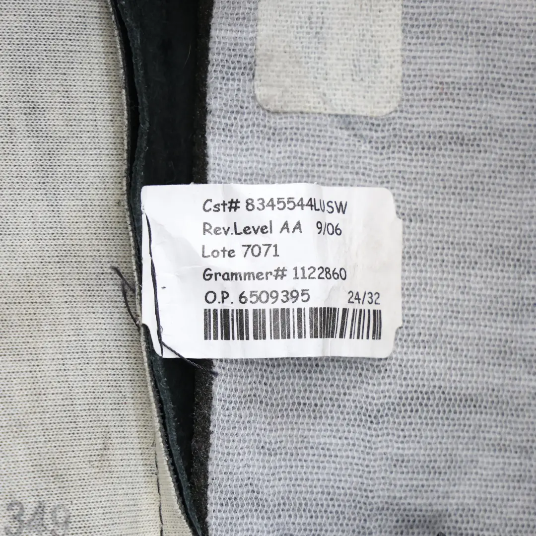 BMW X5 E70 Komfortsitz Rückenlehne Vorne Links Schwarz Leder Memory Beheizt - SKU 6973445-1 - Teilenummer 6973445