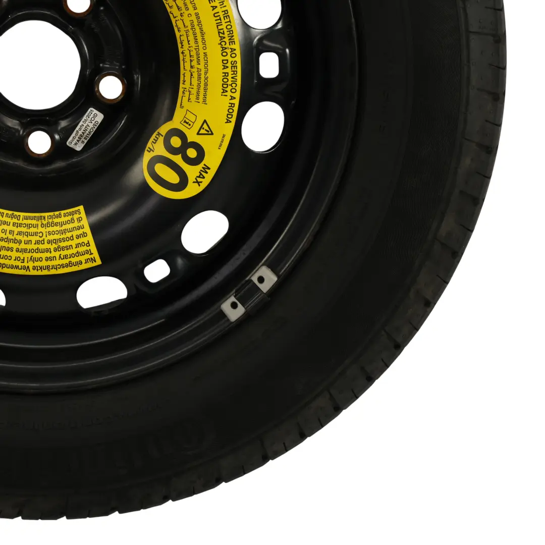 Volkswagen Polo 6R Roue De Secours En Acier Pneu R15 6J 185/60 - SKU 6C0601027-1 - Numéro de pièce 6C0601027