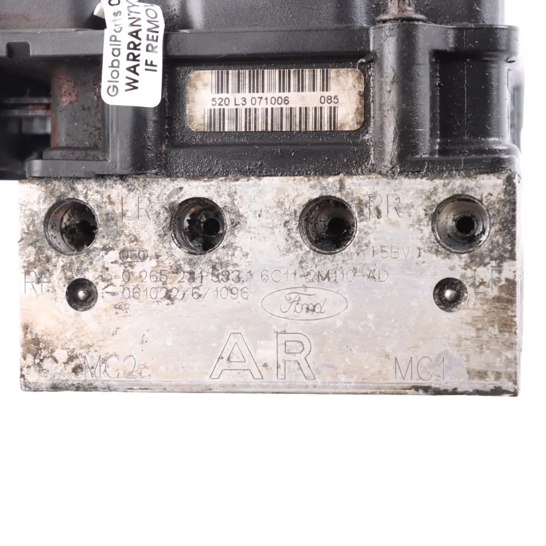 Brake Pump ABS Module Hydraulic Control Unit 6C11-2M110-AD to Ford Transit Mk7 with Part number 6C112M110AD Ford Transit Mk7 Brake Pump ABS Module Hydraulic Control Unit 6C11-2M110-AD - SKU 6C112M110AD - Part number 6C112M110AD
