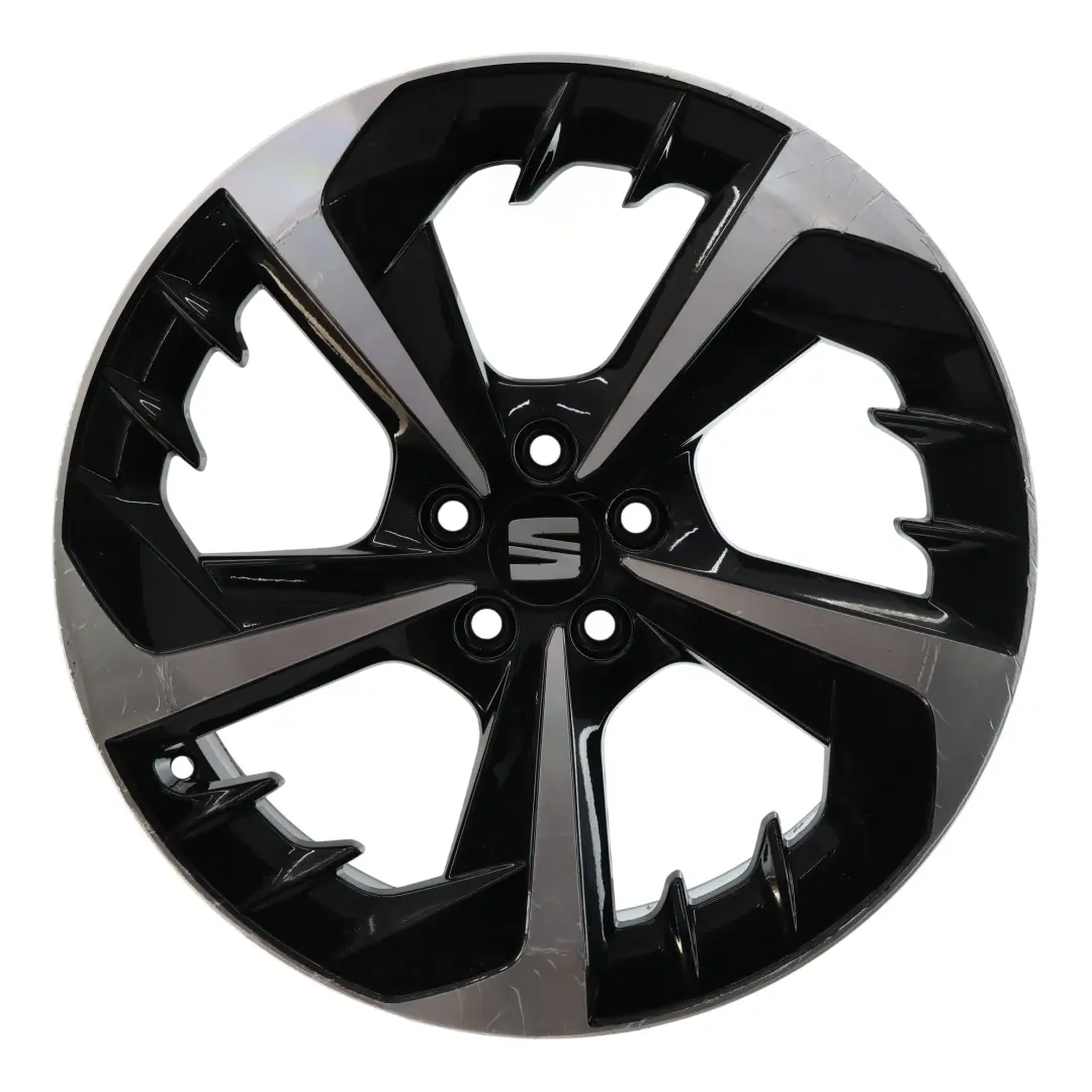 Alloy Wheel Rim 18" 7J ET:51 to Seat Ibiza FR 6K1 Silver with Part number 6F0601025S Seat Ibiza FR 6K1 Silver Alloy Wheel Rim 18" 7J ET:51 - SKU 6F0601025S-1 - Part number 6F0601025S