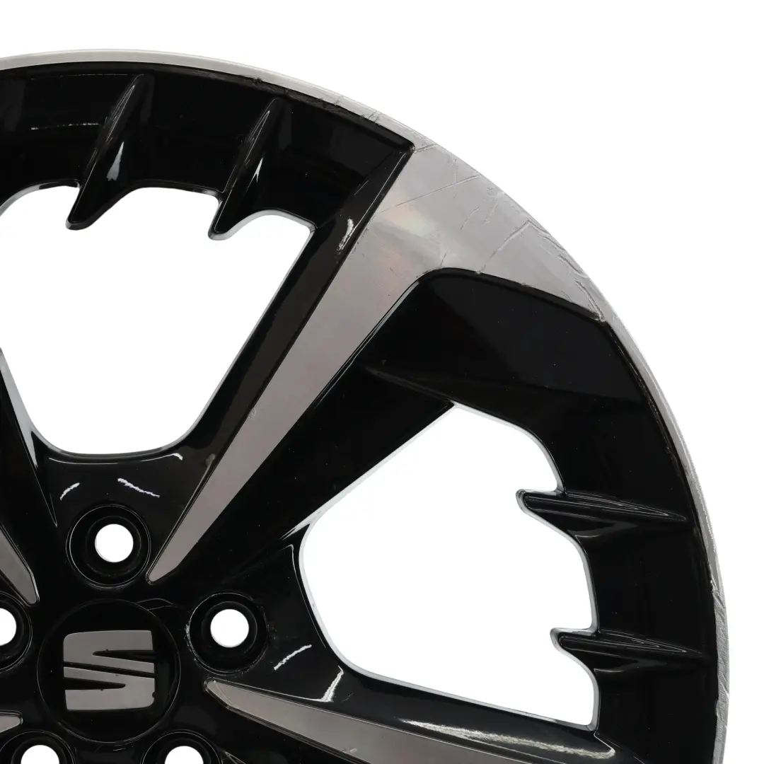 Seat Ibiza FR 6K1 Silver Alloy Wheel Rim 18" 7J ET:51 - SKU 6F0601025S-1 - Part number 6F0601025S