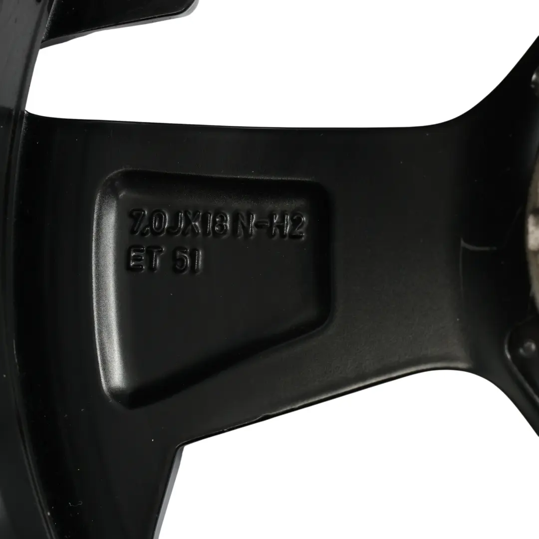 Rim Alloy Brillian Black 18" 7J ET:51 to Seat Ibiza FR 6K1 Wheel with Part number 6F0601025S Seat Ibiza FR 6K1 Wheel Rim Alloy Brillian Black 18" 7J ET:51 - SKU 6F0601025S-3 - Part number 6F0601025S